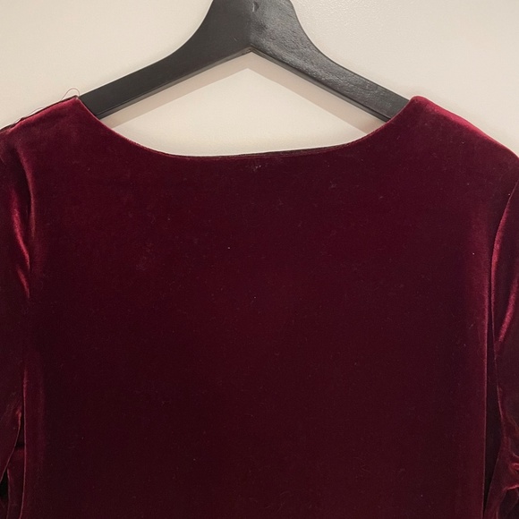 Anthropologie - AMADI Burgundy/Maroon Dress - Picture 5 of 6